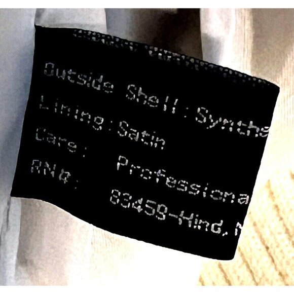 Autumn Trails Faux Fur Crop Zip Bomber Jacket Thick Coat w Hoodie Junior Size XL - Picture 12 of 12